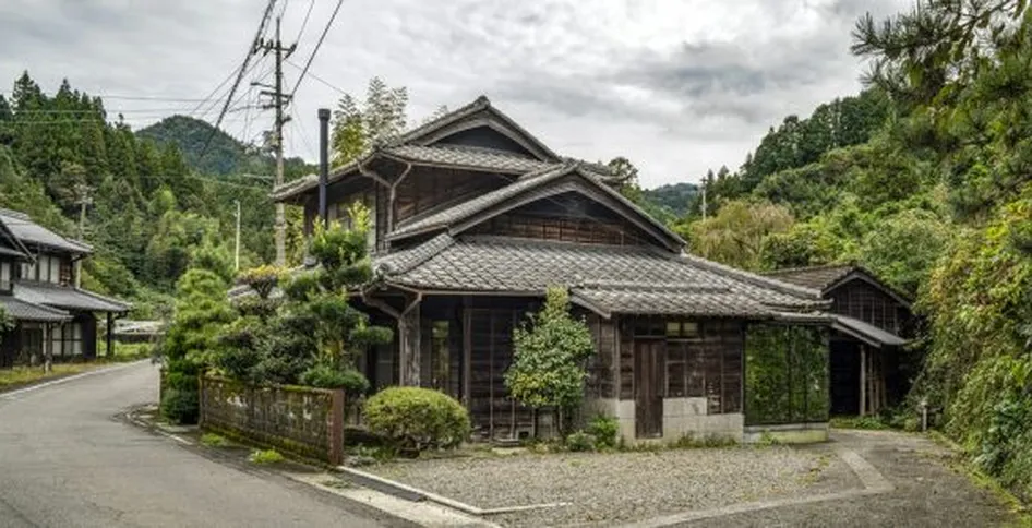 rural Japan traditional house workspace